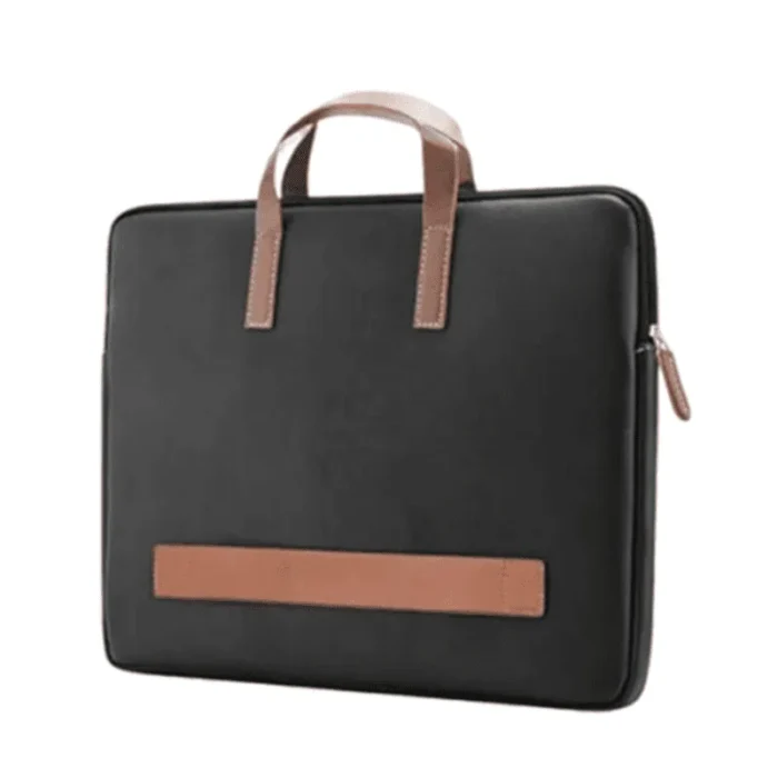 Pu leather laptop sleeve for gifting in bulk quantities in events and promotions.