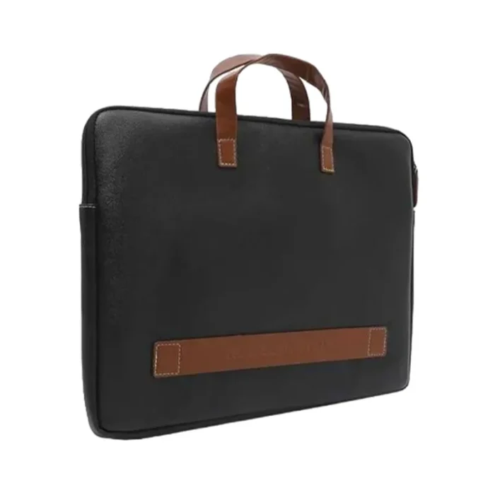 Pu leather laptop sleeve for gifting in bulk quantities in events and promotions.