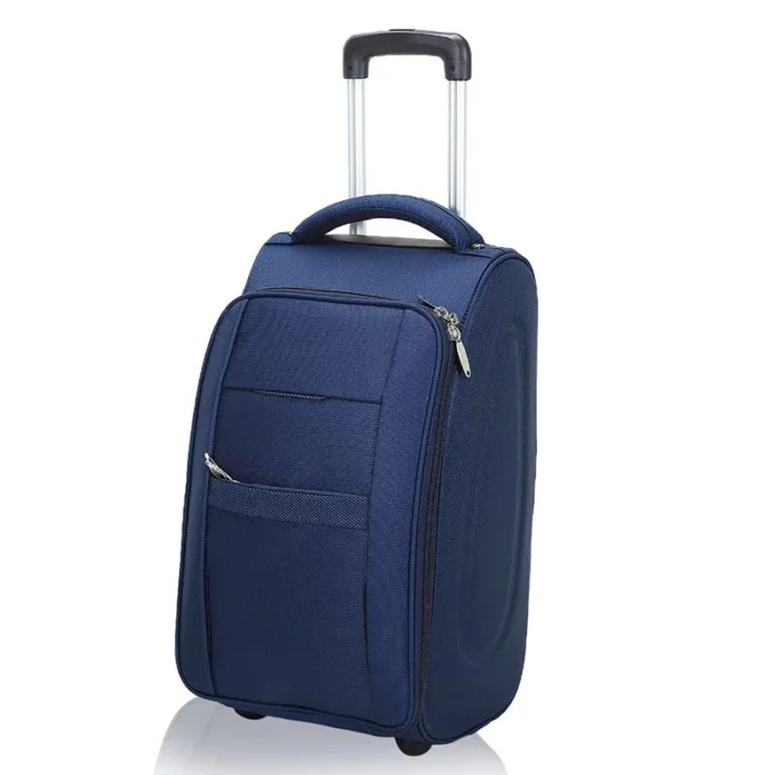 20 Inch Blue Travel trolley Bag for Gifting in events and promotions.