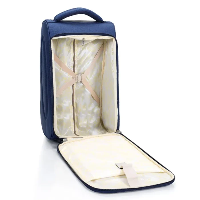 20 Inch Blue Travel trolley Bag for Gifting in events and promotions.