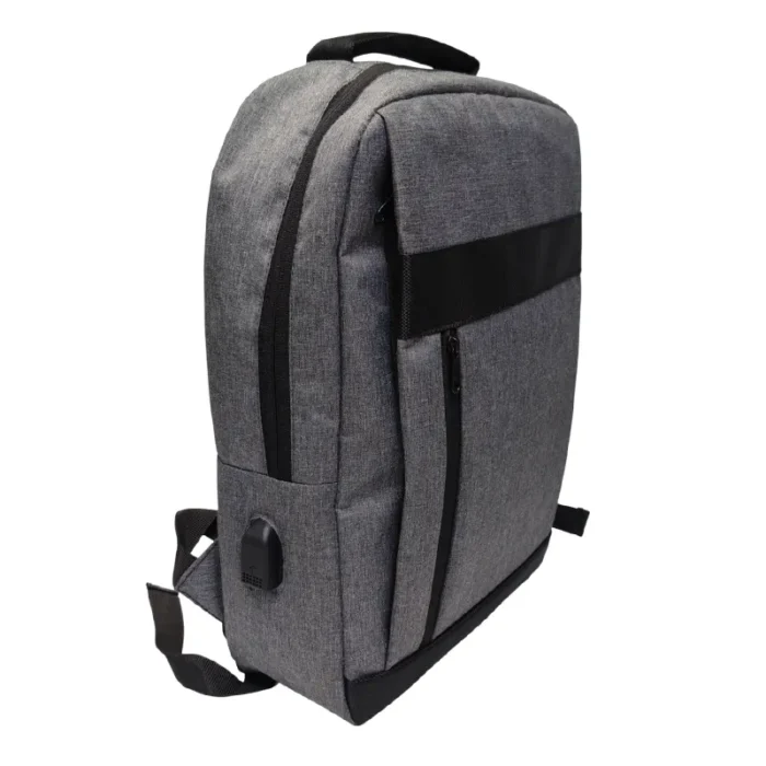 Grey Black custom laptop bag for bulk orders, gifting, events and businesses.