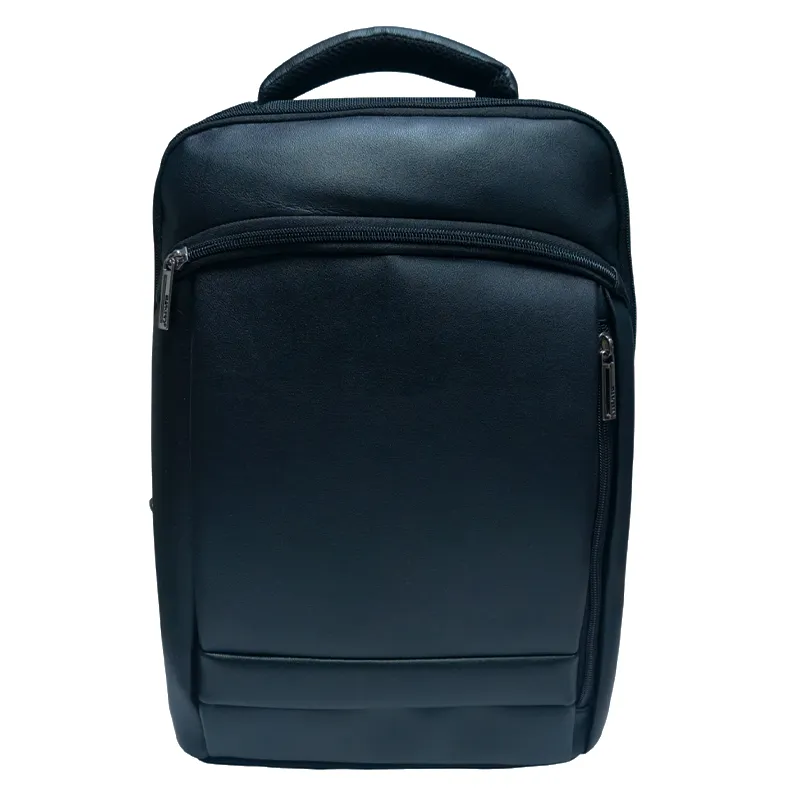 Premium Black Laptop Backpack for corporate gifting and events in bulk.
