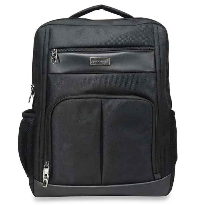 Black Laptop Backpack for corporate, events and gifting.