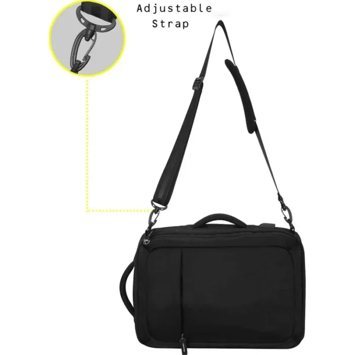 Polyester Business travel laptop backpack for events and giftings.