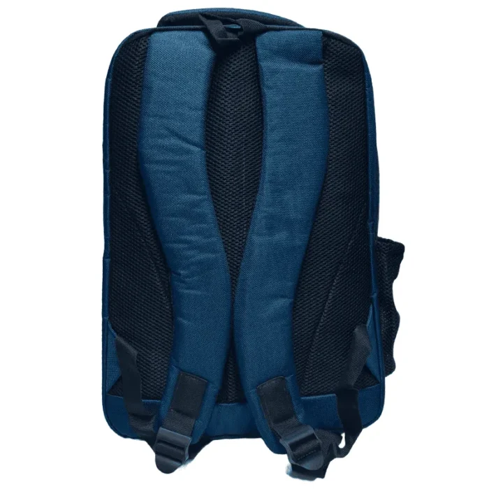 Navy Blue Laptop Business Backpack for bulk corporate gifting and events.