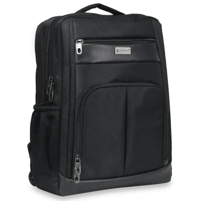 Black Laptop Backpack for corporate, events and gifting.