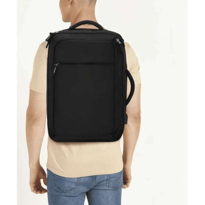 Polyester Business travel laptop backpack for events and giftings.