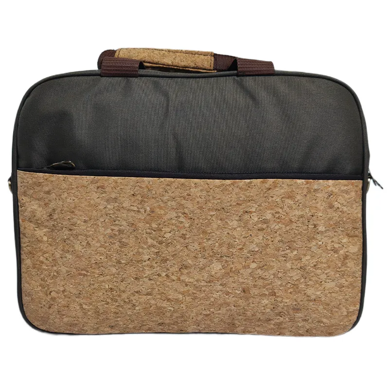 Ecofriendly cork laptop messenger bag for gifting in events and promotions.
