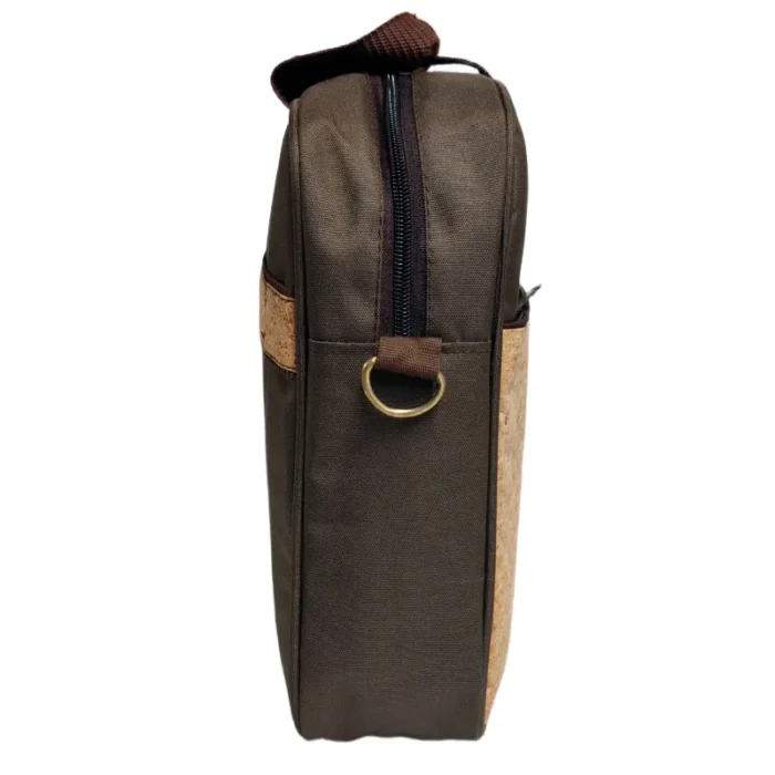 Ecofriendly cork laptop messenger bag for gifting in events and promotions.